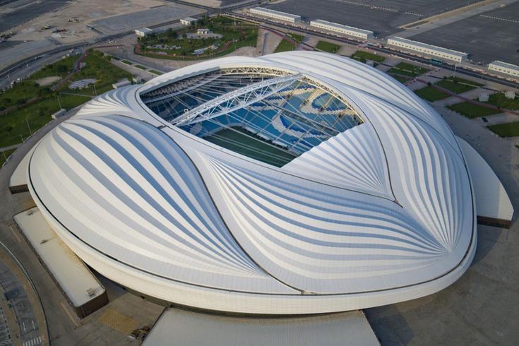 Al Janoub Stadyumu. Al Wakrah, Katar. Fotoğraf: Hufton + Crow, Luke Hayes.