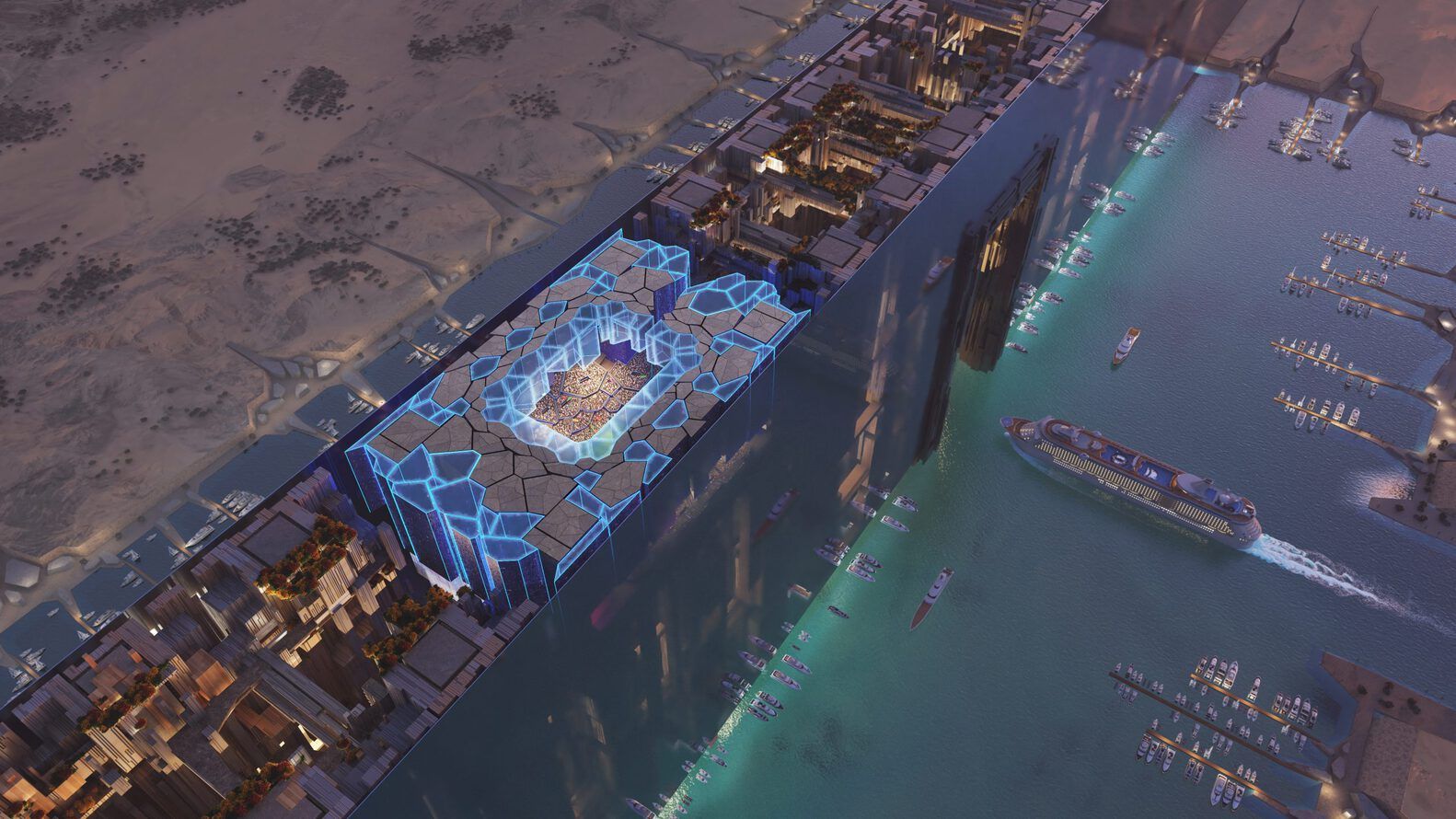 NEOM Stadyumu. Resim FIFA / Suudi Arabistan 2024 