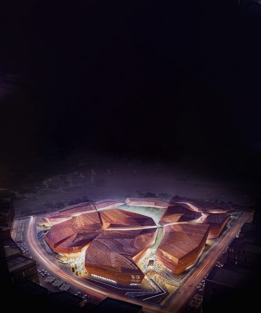 Yeni Murabba Stadyumu. Resim  FIFA / Suudi Arabistan 2024 